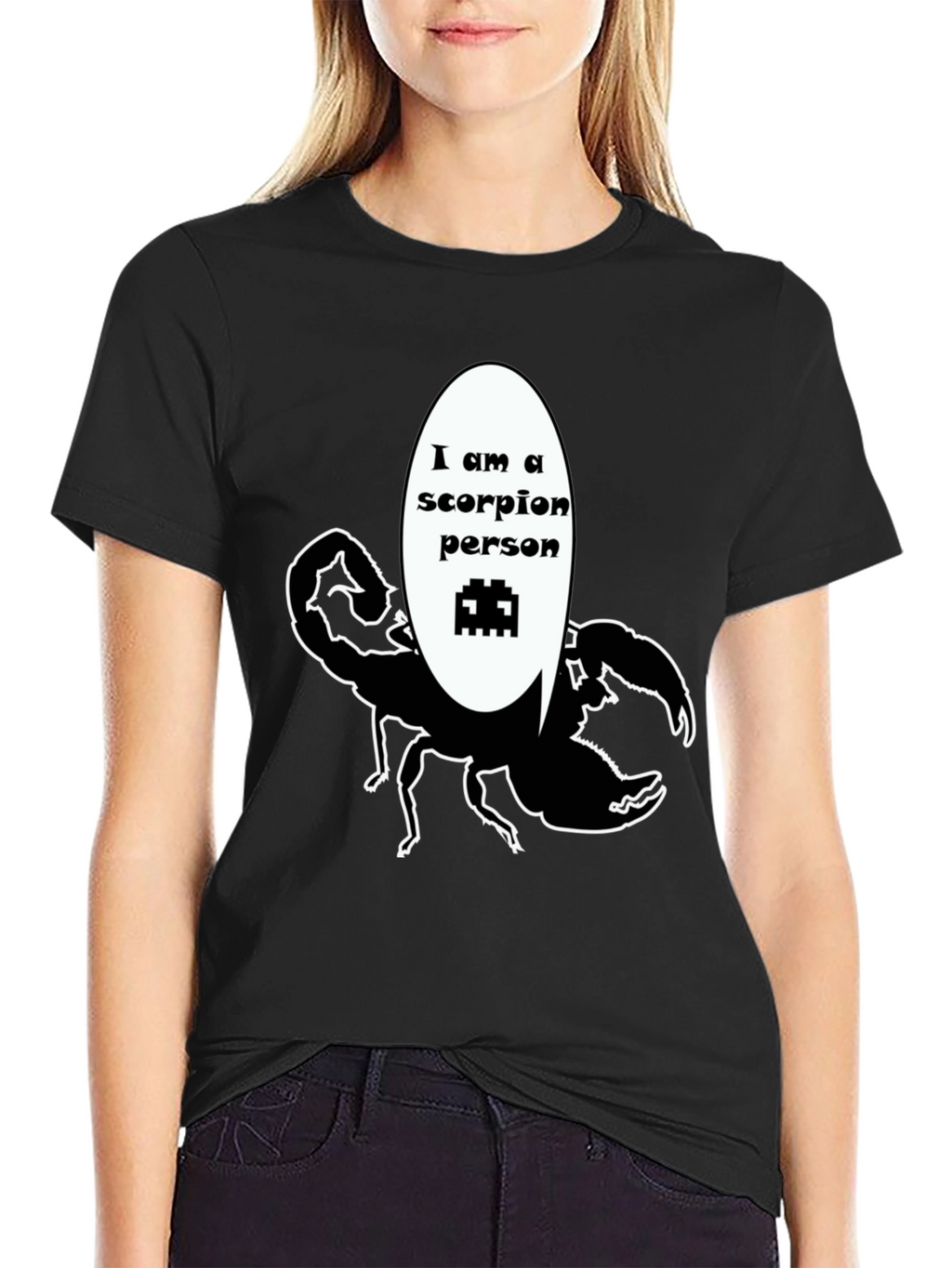 Scorpion Person Black T-Shirt