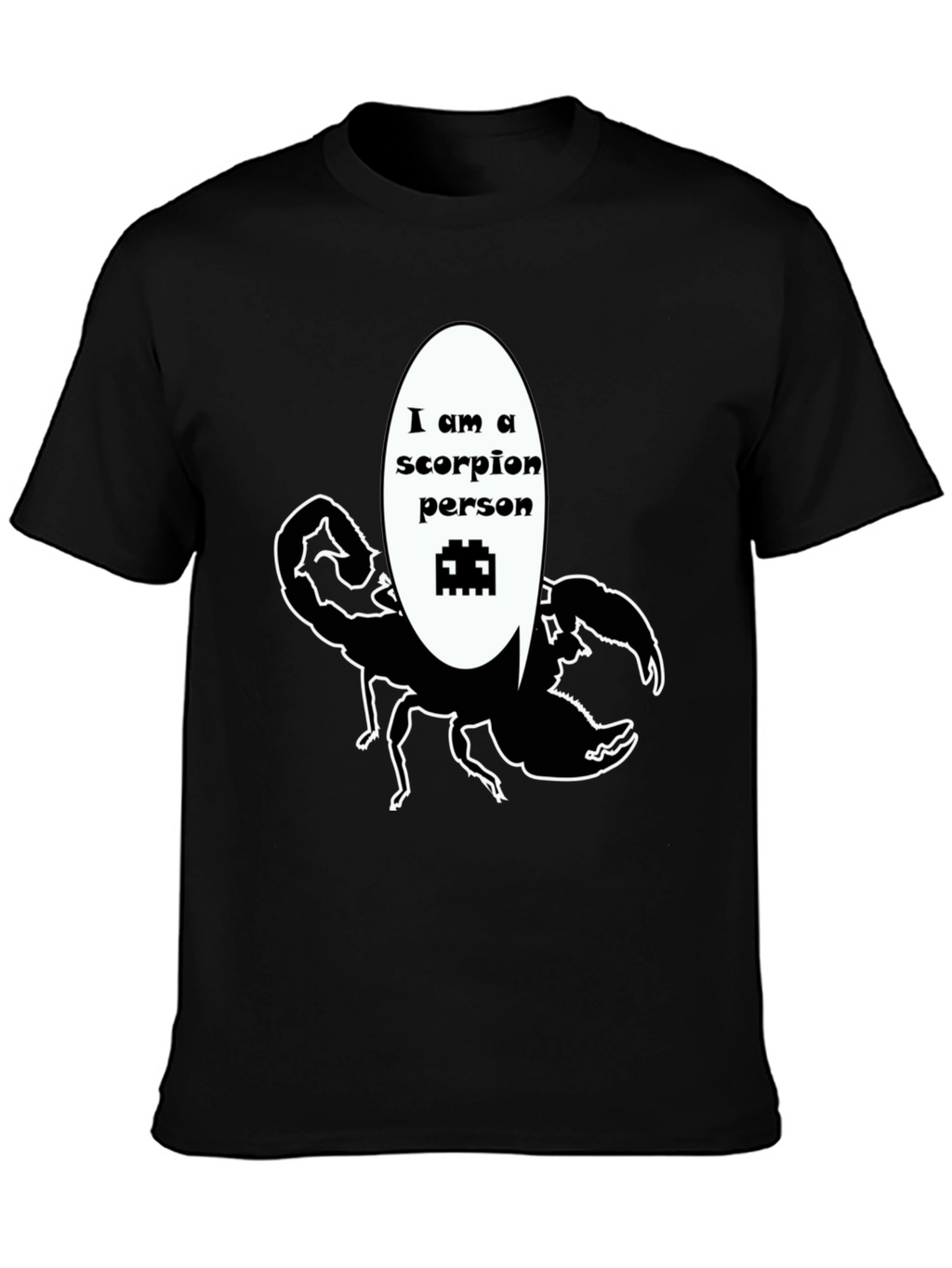 Scorpion Person Black T-Shirt