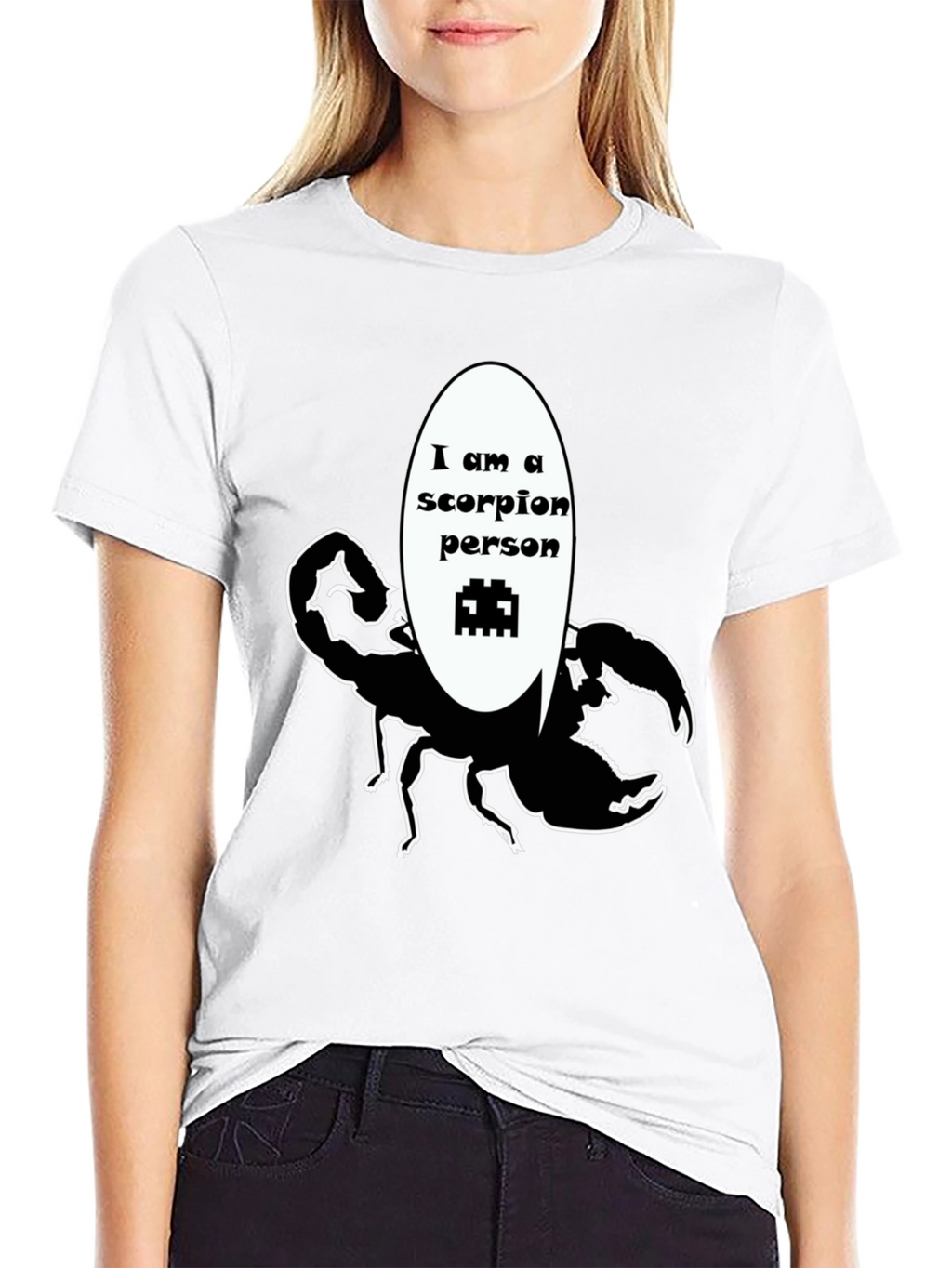 Scorpion Person Black T-Shirt