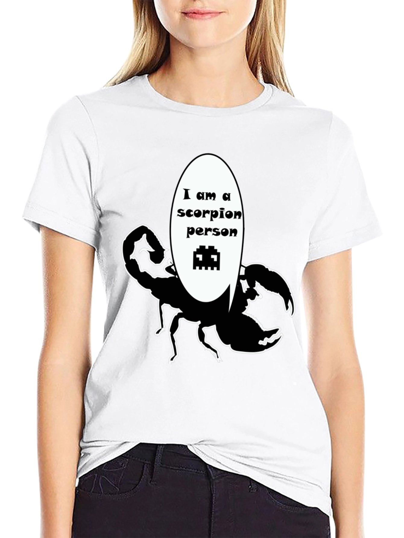 Scorpion Person Black T-Shirt