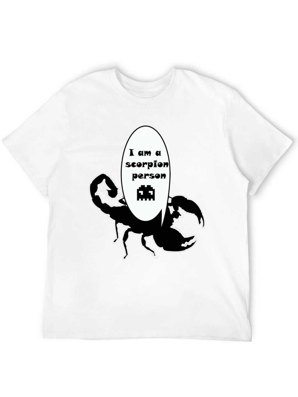 Scorpion Person Black T-Shirt