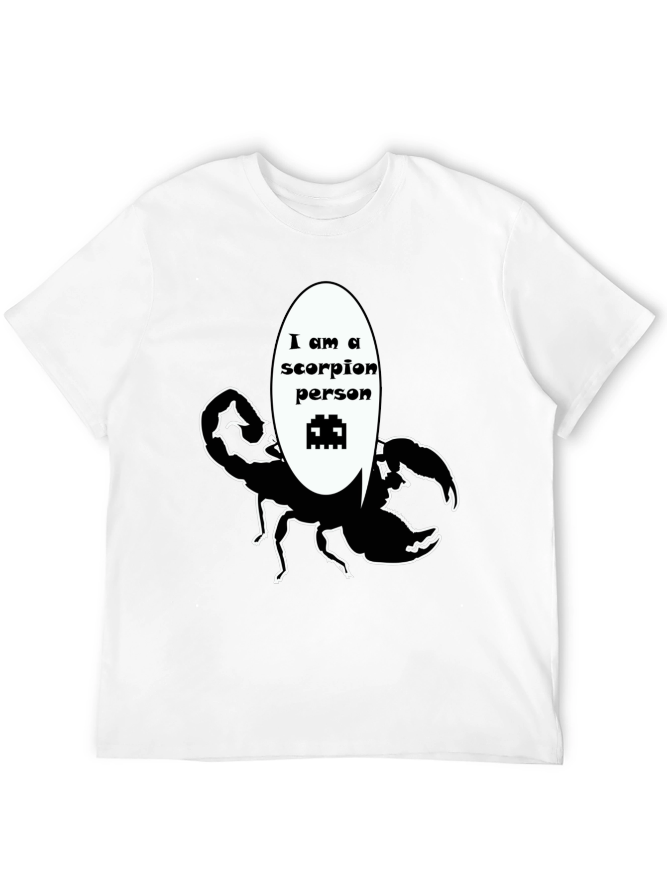 Scorpion Person Black T-Shirt