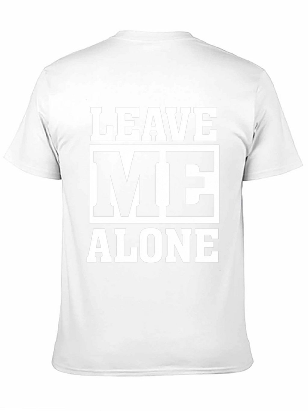 Leave Me Alone Graphic Tee - Black Cotton T-Shirt