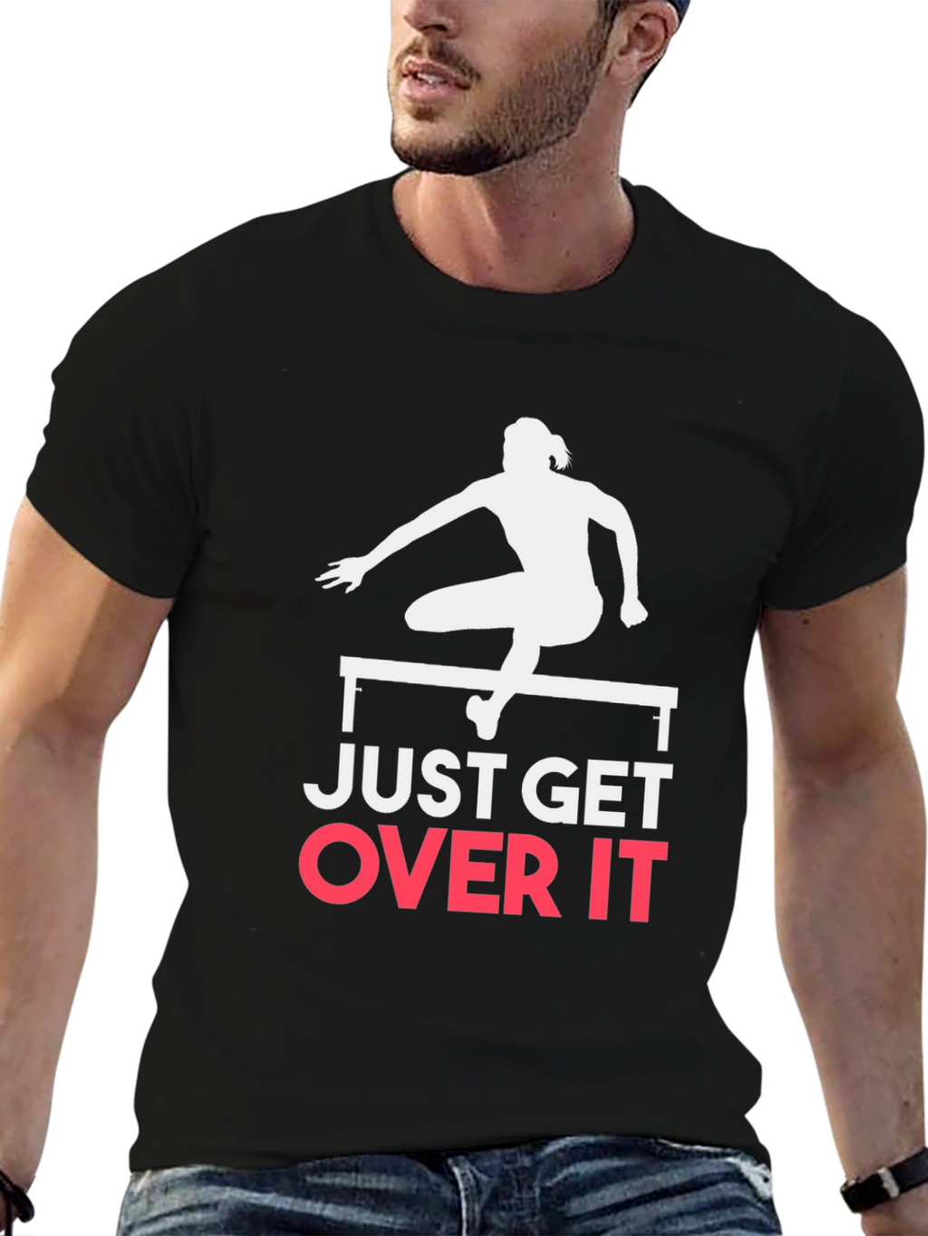 Just Get Over It! Black T-Shirt