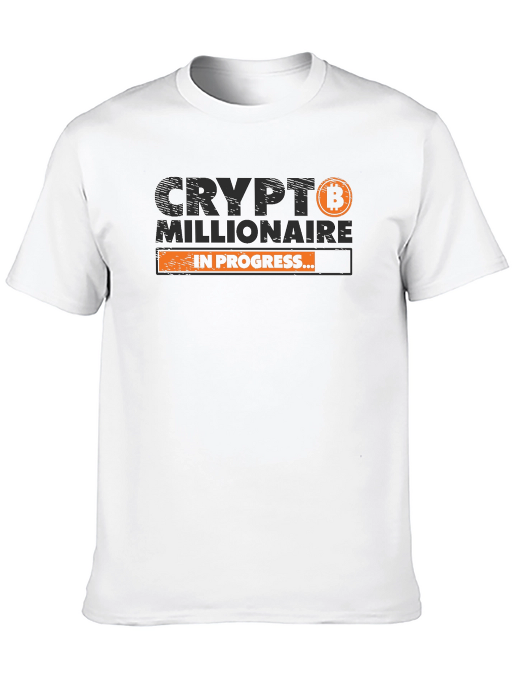 Crypto Millionaire in Progress T-Shirt - Black