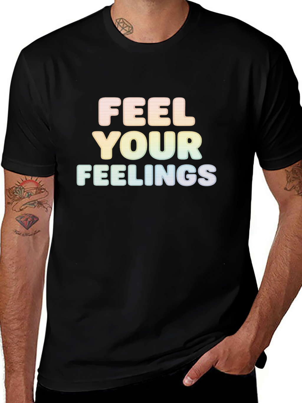 Feel Your Feelings Graphic T-Shirt