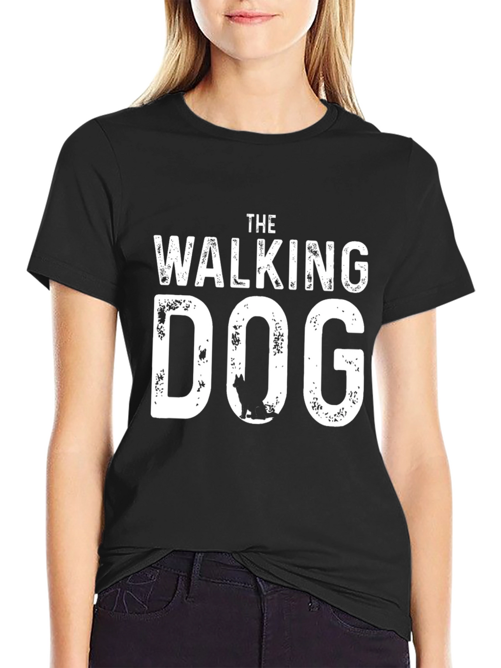 The Walking Dog T-Shirt - Funny Dog Lover Tee