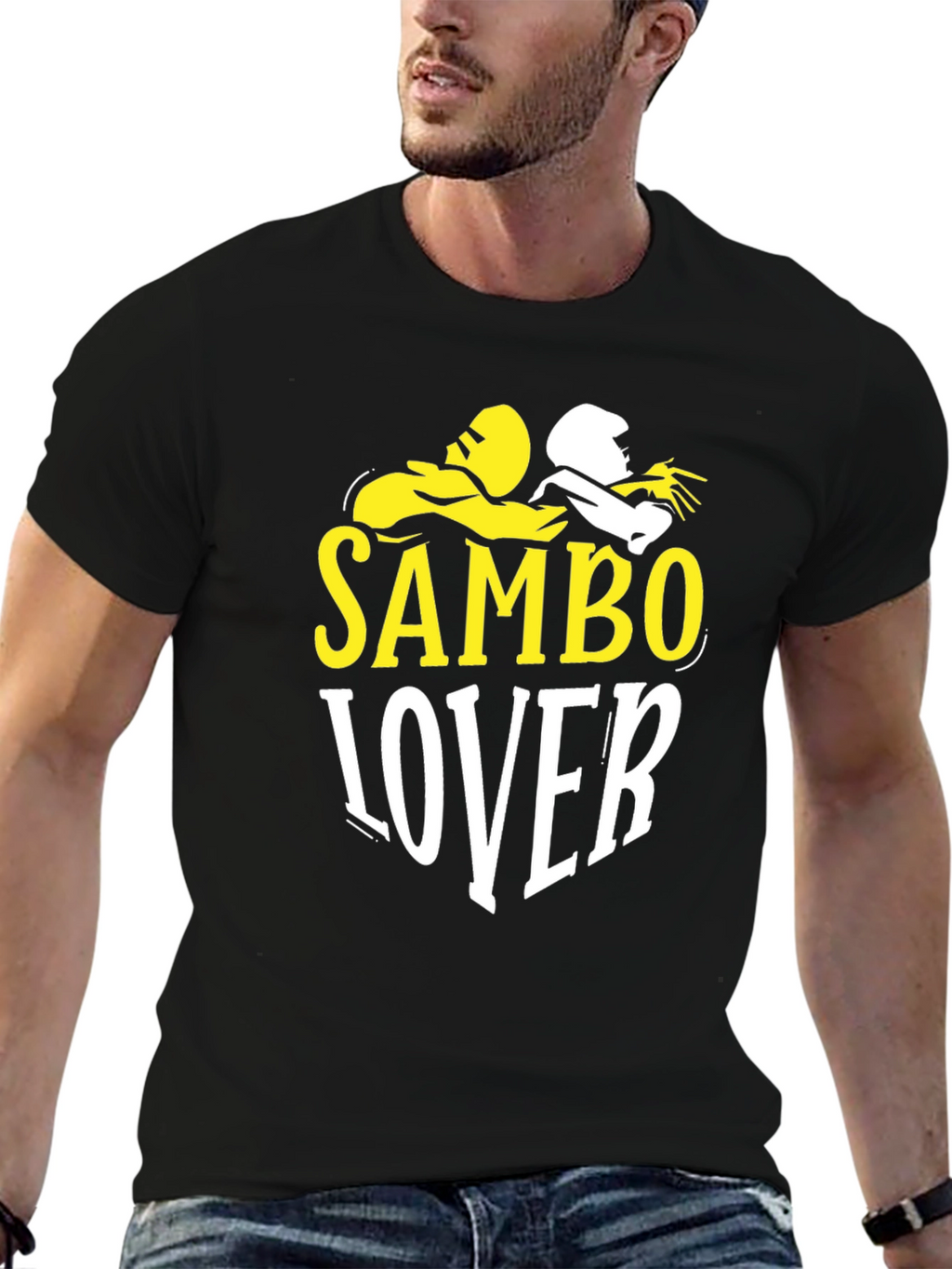 Sambo Lover Black T-Shirt