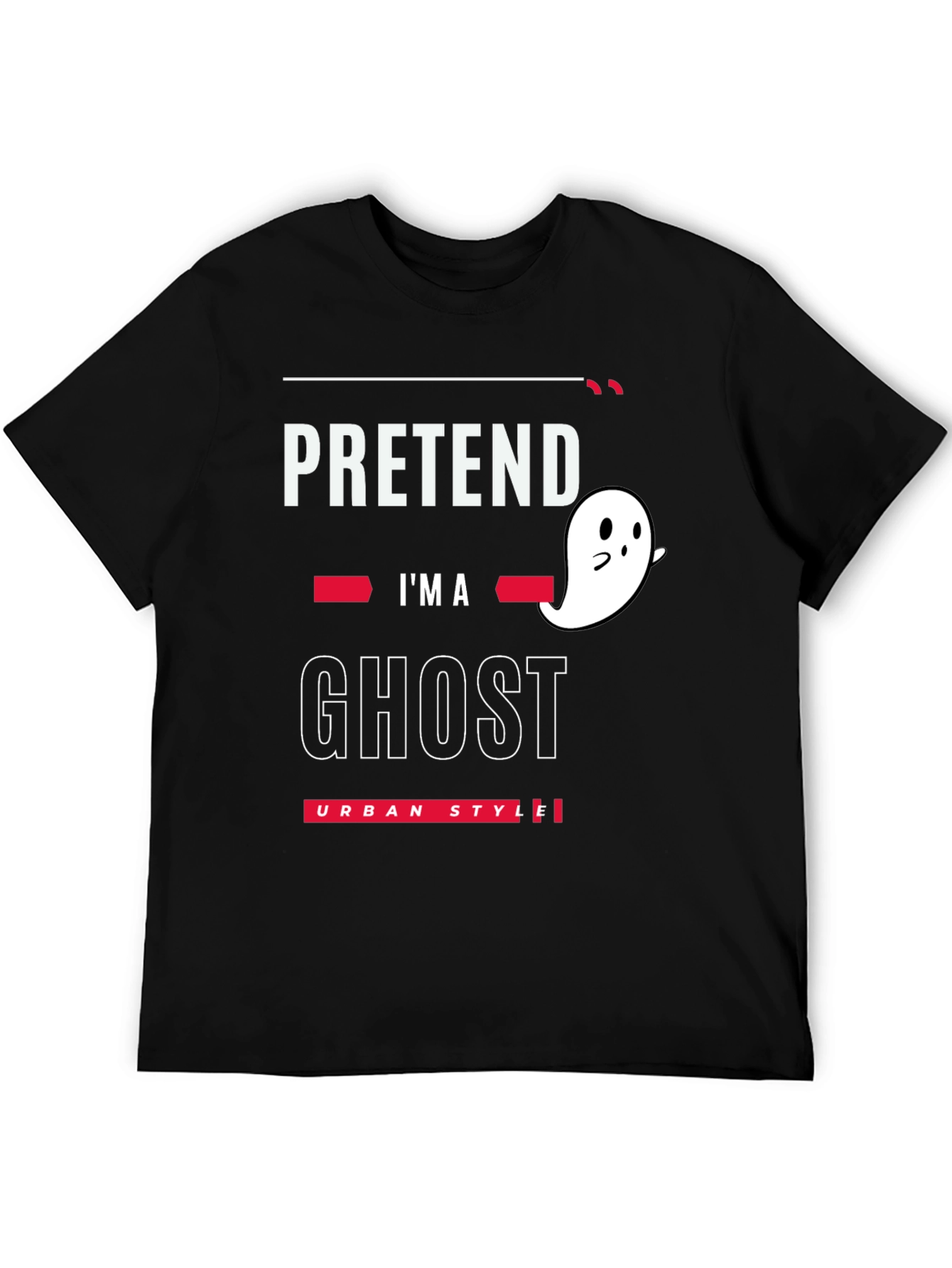Pretend Im A Ghost T-Shirt - Urban Style Halloween Tee