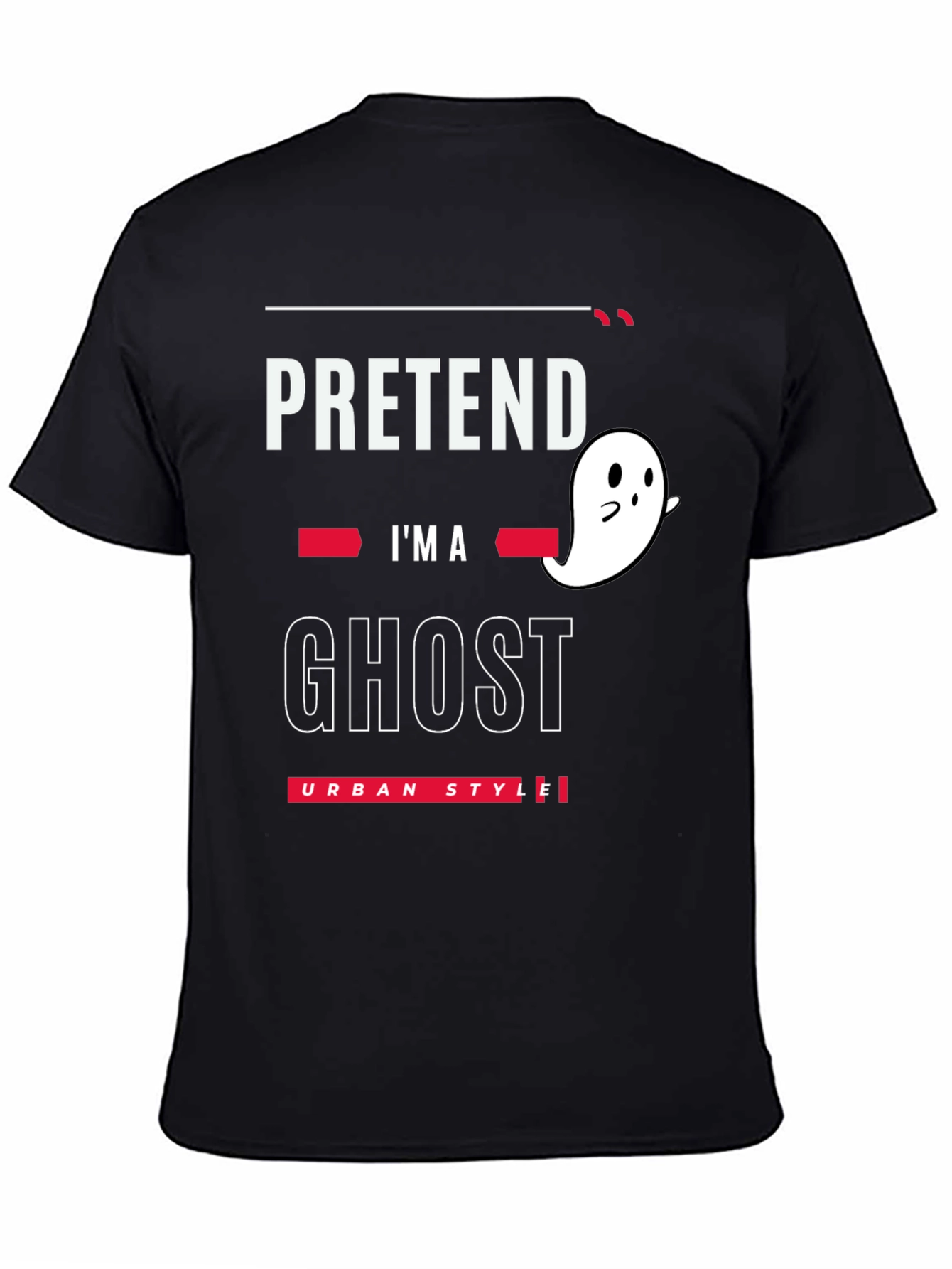 Pretend Im A Ghost T-Shirt - Urban Style Halloween Tee
