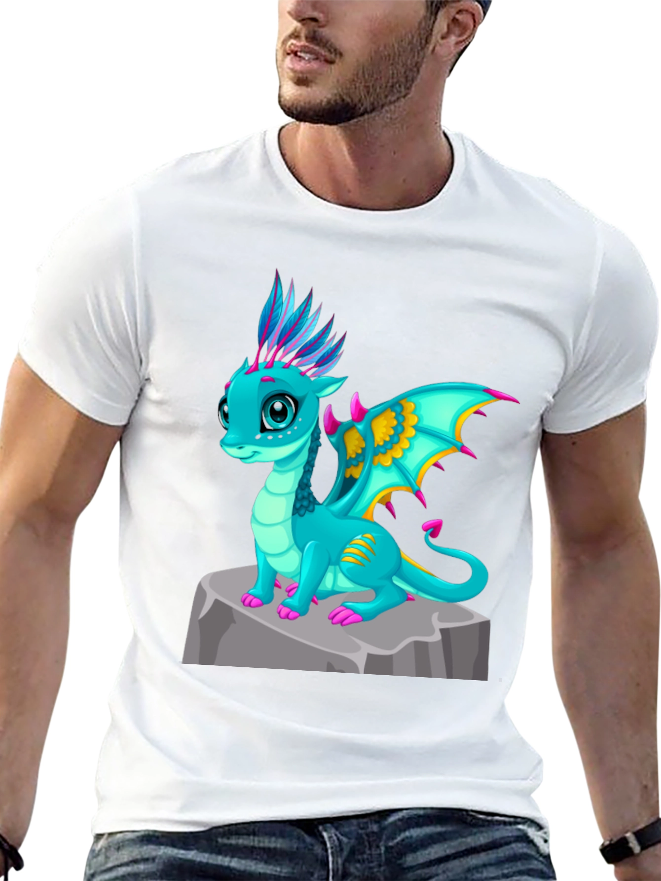 Cute Cartoon Dragon T-Shirt