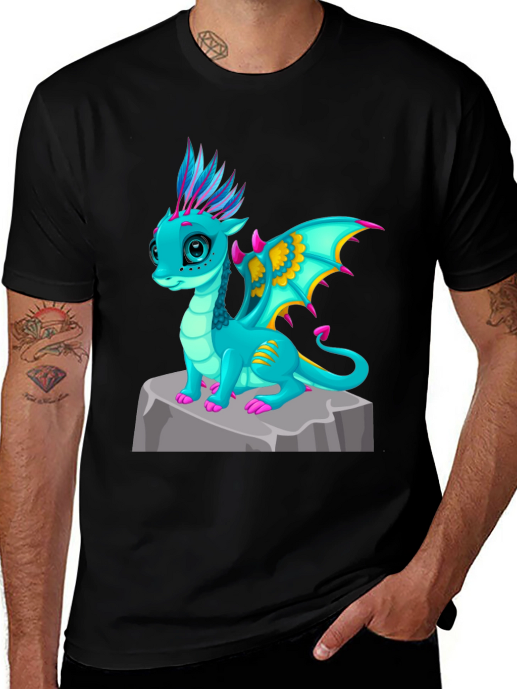 Cute Cartoon Dragon T-Shirt