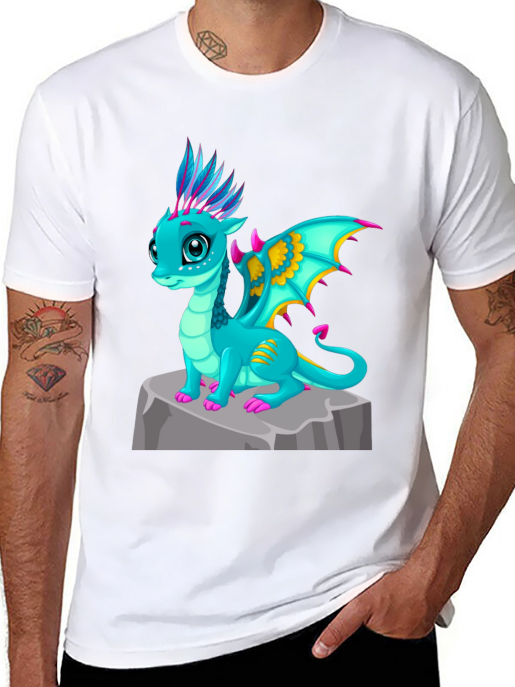 Cute Cartoon Dragon T-Shirt