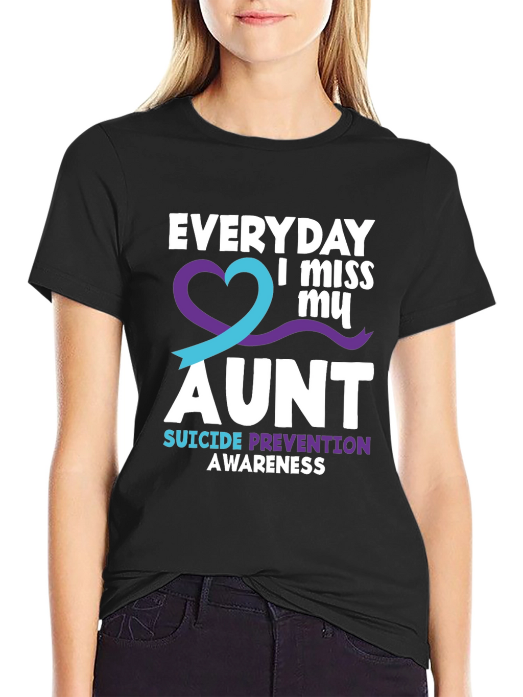 Everyday I Miss My Aunt Suicide Prevention Awareness T-Shirt