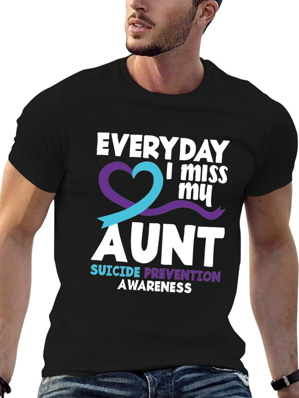 Everyday I Miss My Aunt Suicide Prevention Awareness T-Shirt