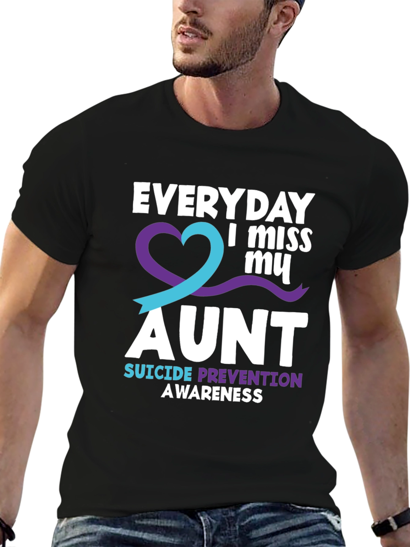 Everyday I Miss My Aunt Suicide Prevention Awareness T-Shirt