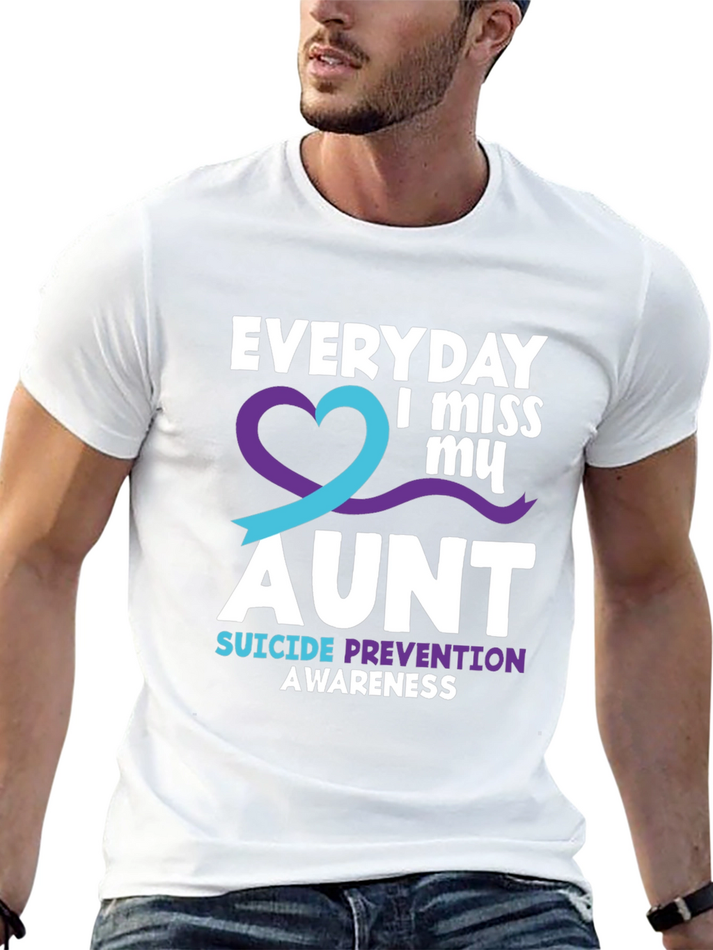 Everyday I Miss My Aunt Suicide Prevention Awareness T-Shirt