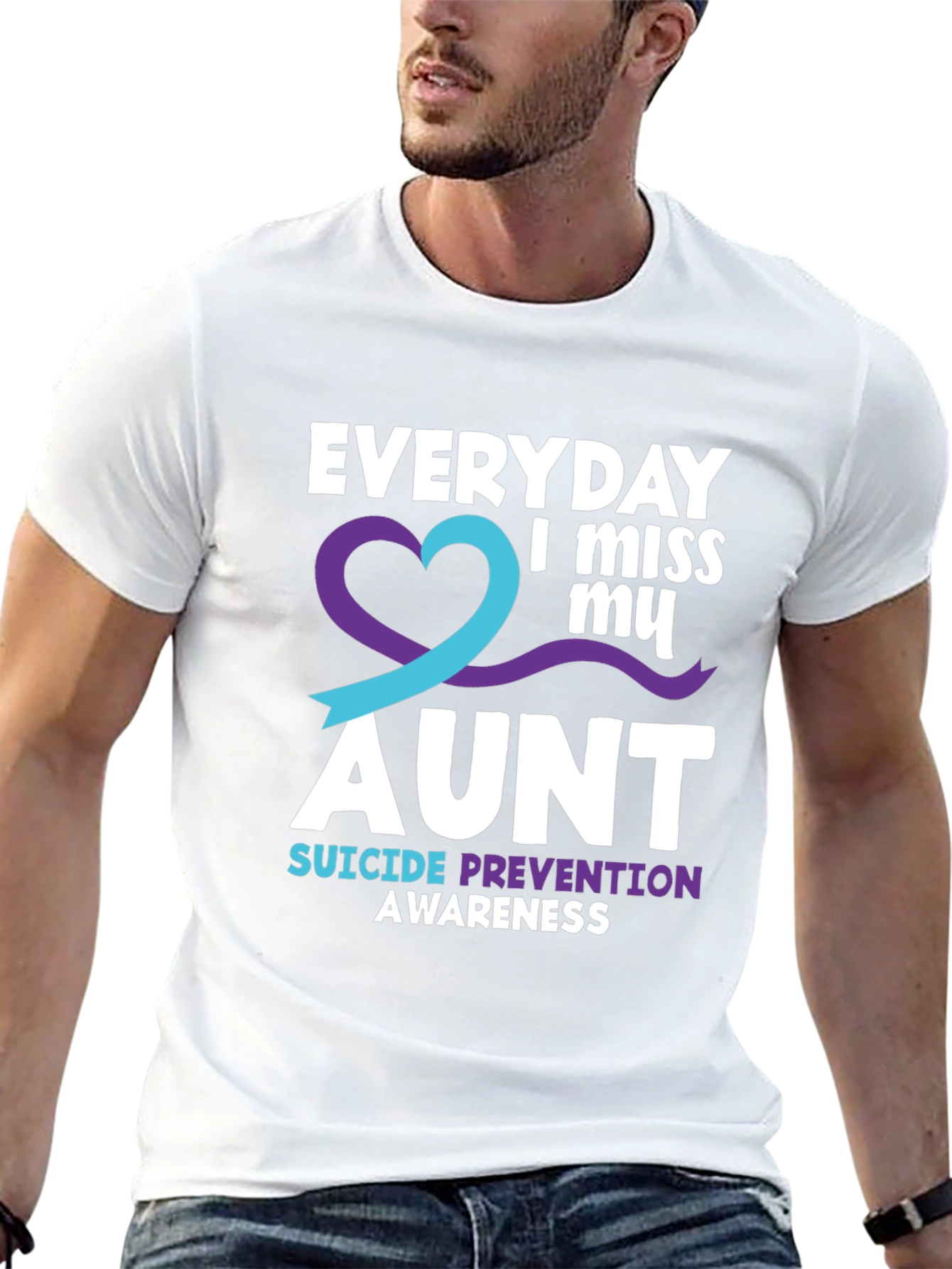 Everyday I Miss My Aunt Suicide Prevention Awareness T-Shirt