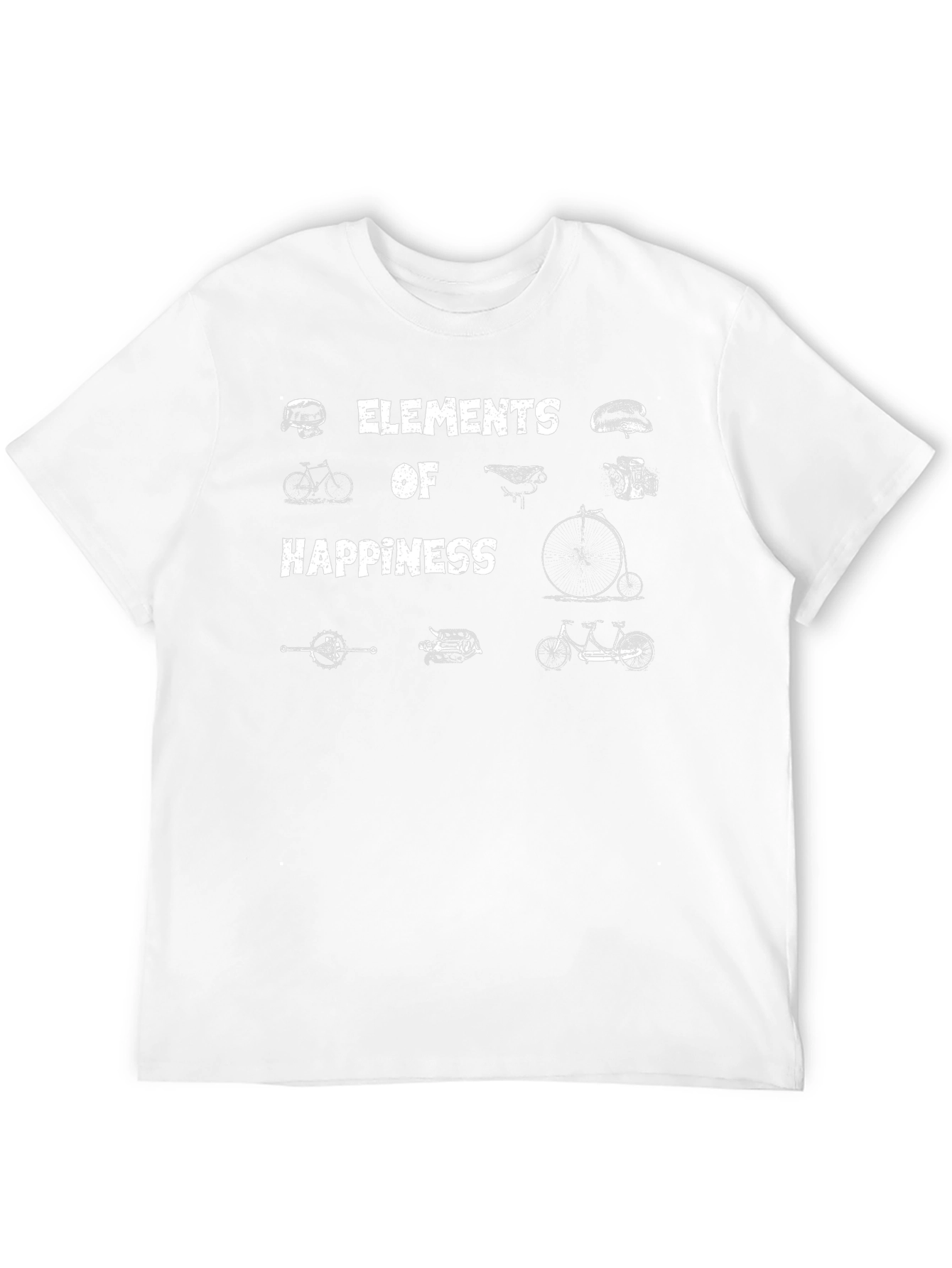 Elements of Happiness Black T-Shirt