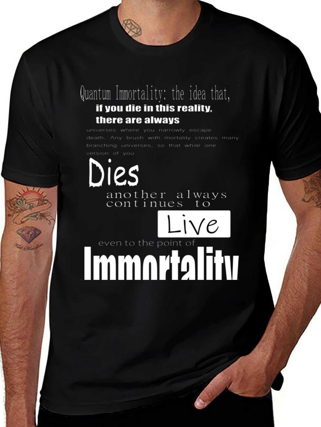 Quantum Immortality Graphic Tee