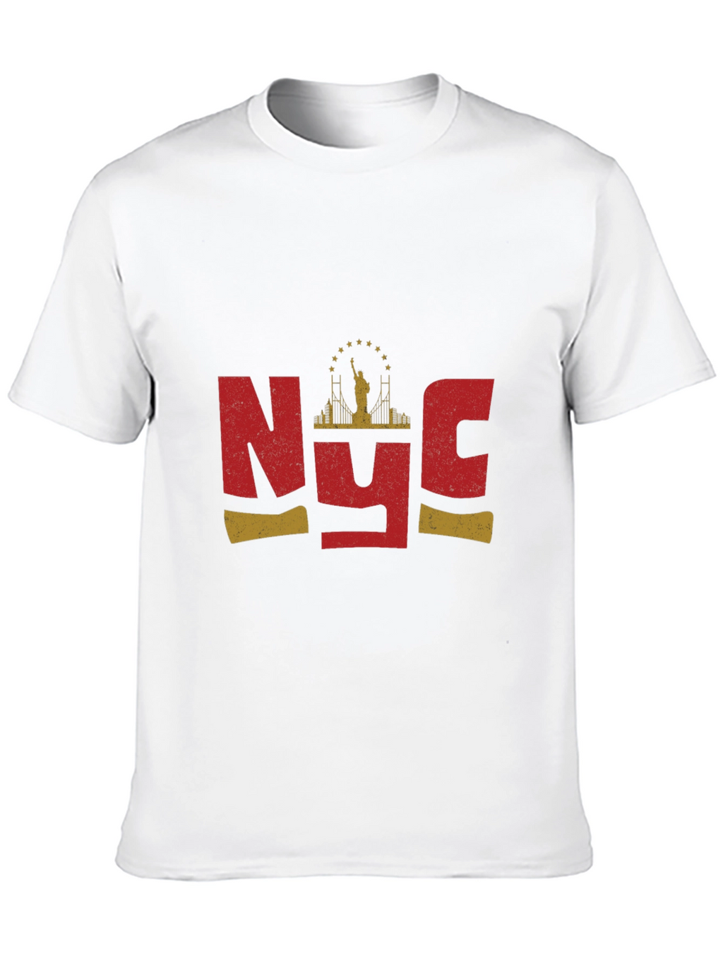 NYC Statue of Liberty Graphic T-Shirt - Black