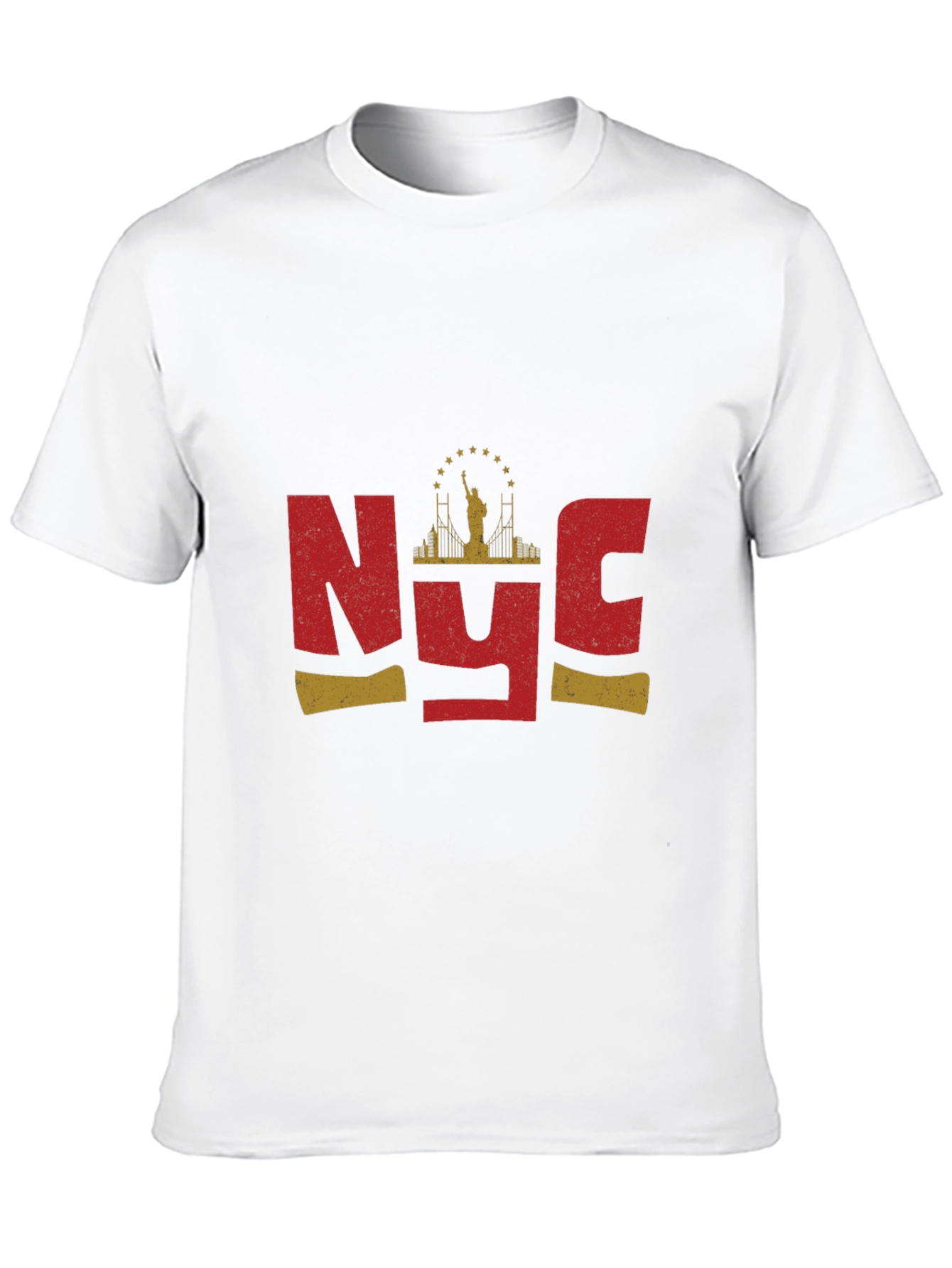 NYC Statue of Liberty Graphic T-Shirt - Black