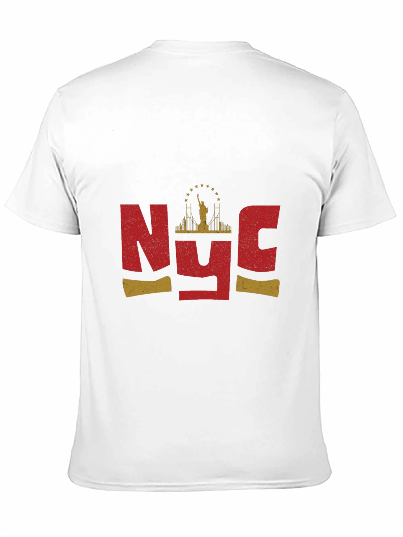 NYC Statue of Liberty Graphic T-Shirt - Black