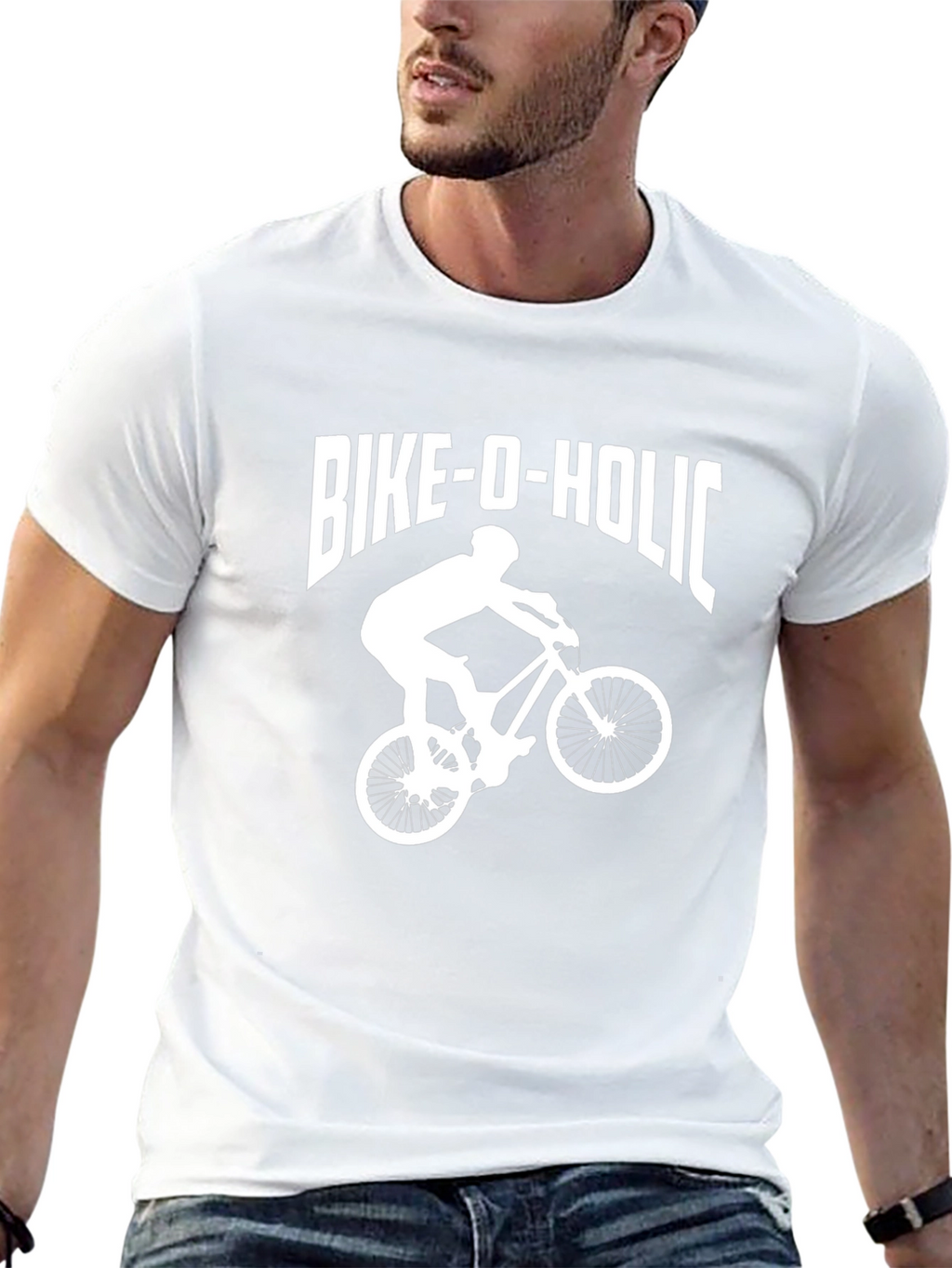 Bike-O-Holic Graphic T-Shirt - Cycling Fan Apparel