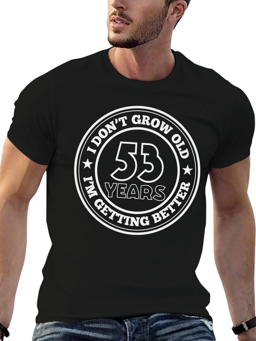 53rd Birthday I Dont Grow Old Graphic Tee