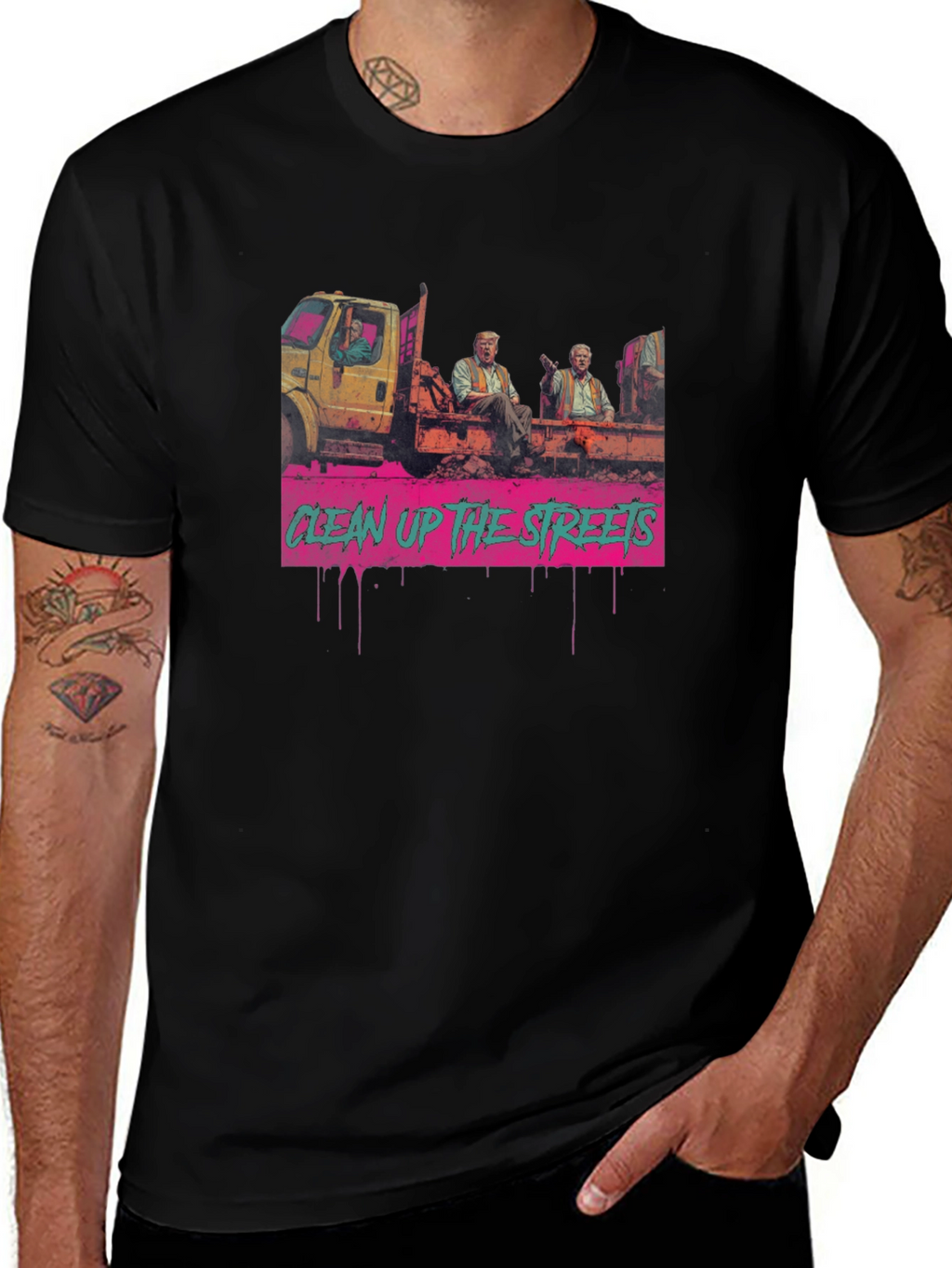 Clean Up The Streets Graphic Tee