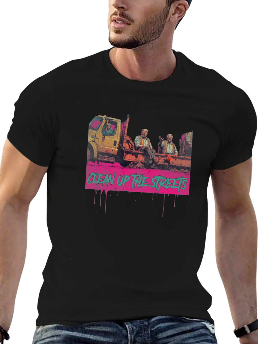 Clean Up The Streets Graphic Tee