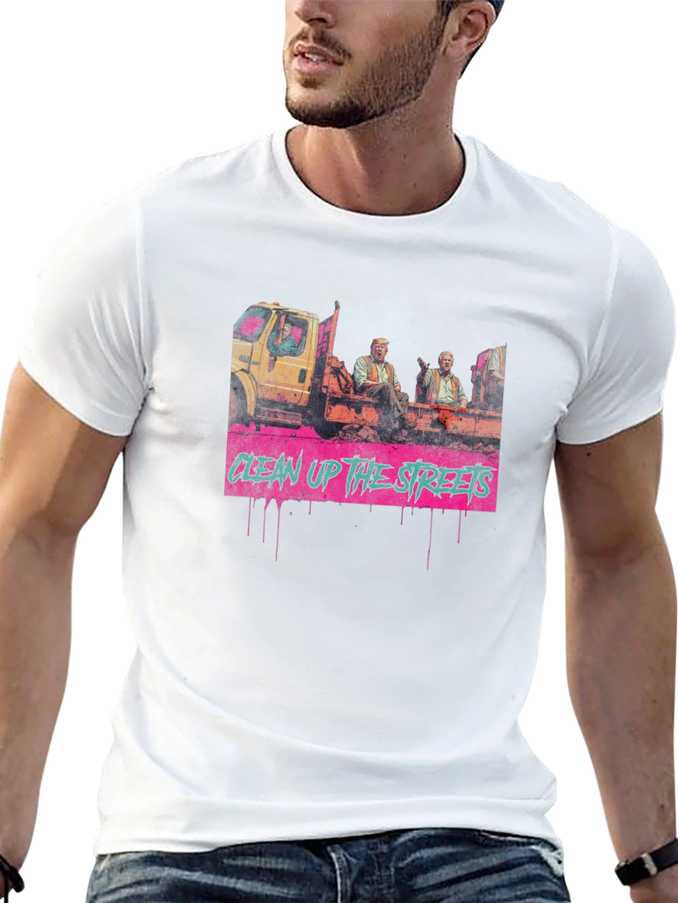 Clean Up The Streets Graphic Tee