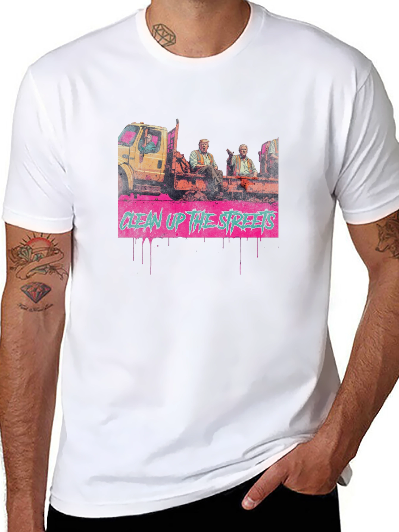 Clean Up The Streets Graphic Tee