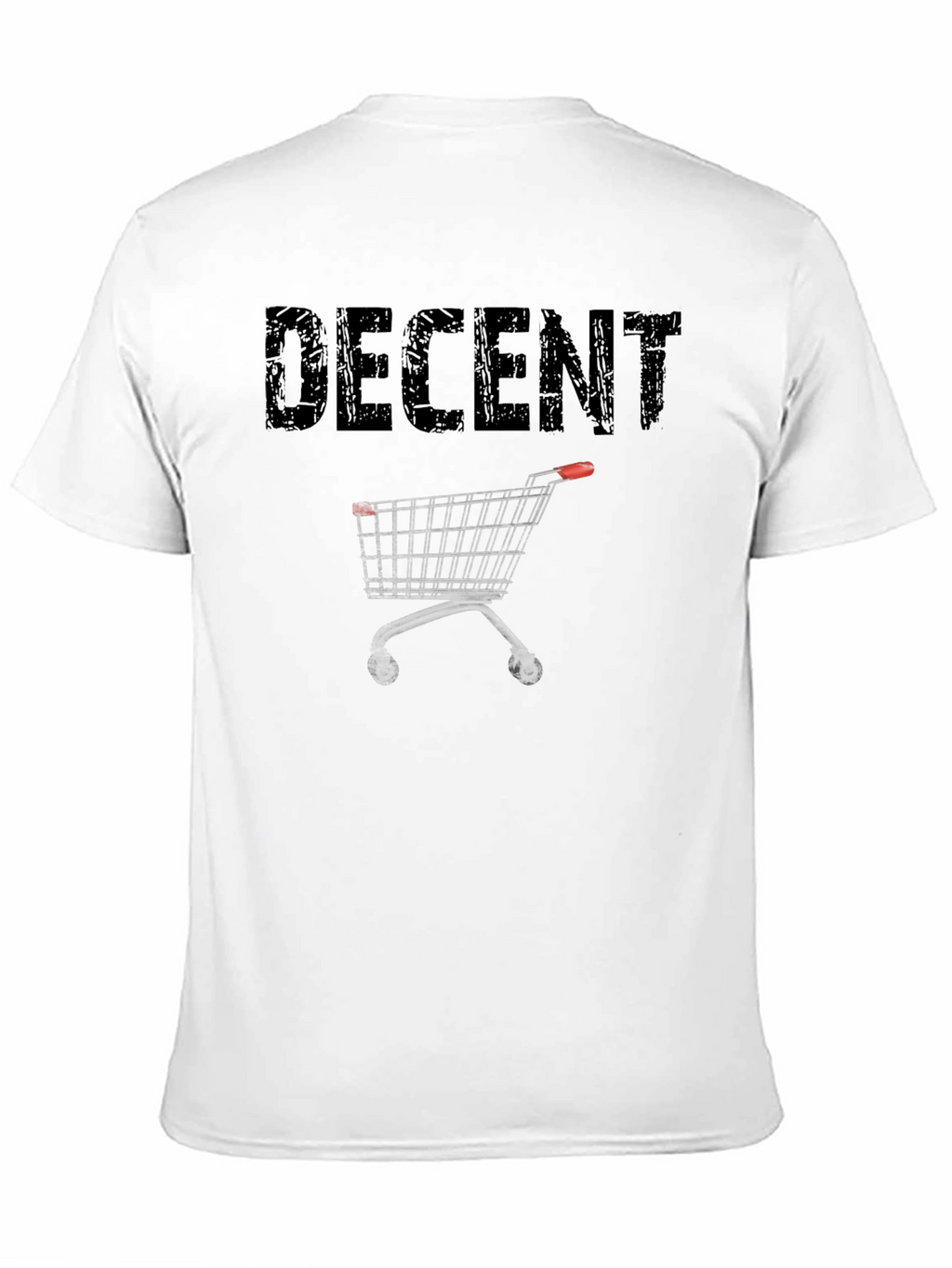 Decent Shopping Cart Black T-Shirt