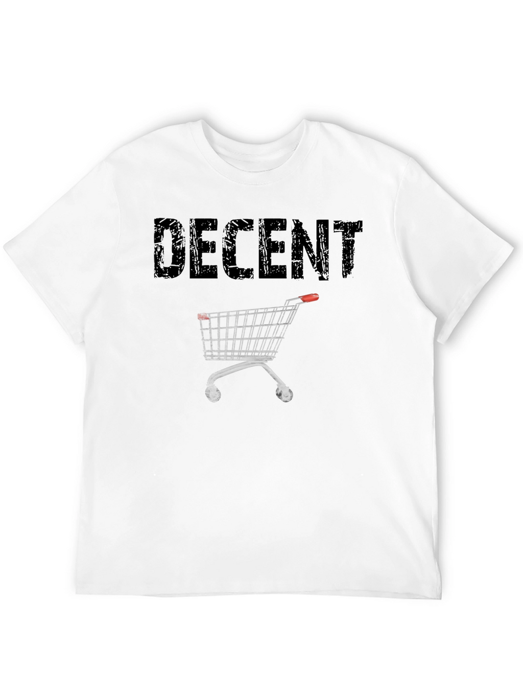 Decent Shopping Cart Black T-Shirt