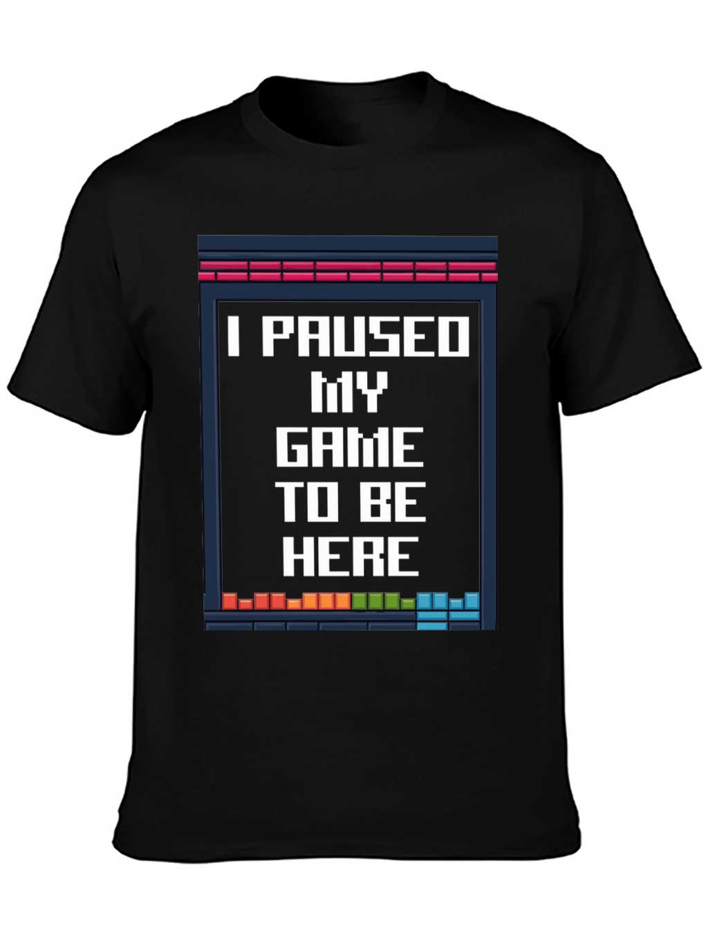Paused Game T-Shirt: Gamer Novelty Tee