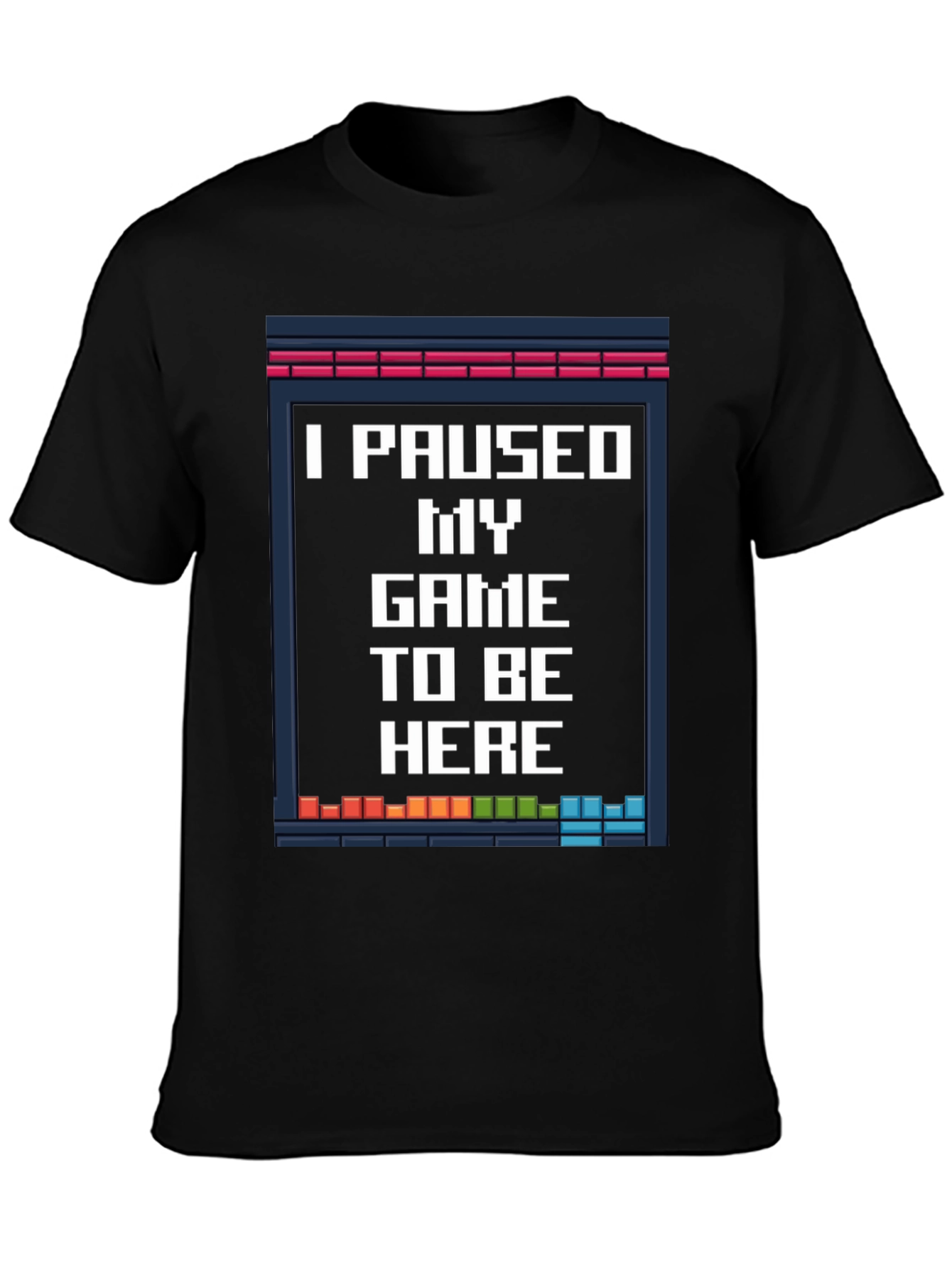 Paused Game T-Shirt: Gamer Novelty Tee