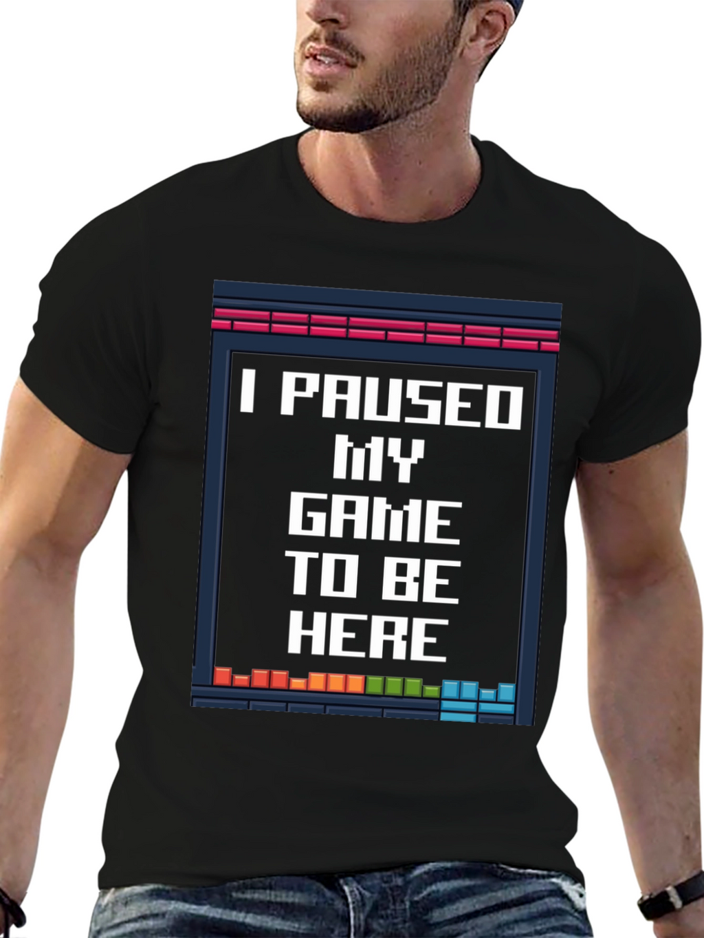 Paused Game T-Shirt: Gamer Novelty Tee