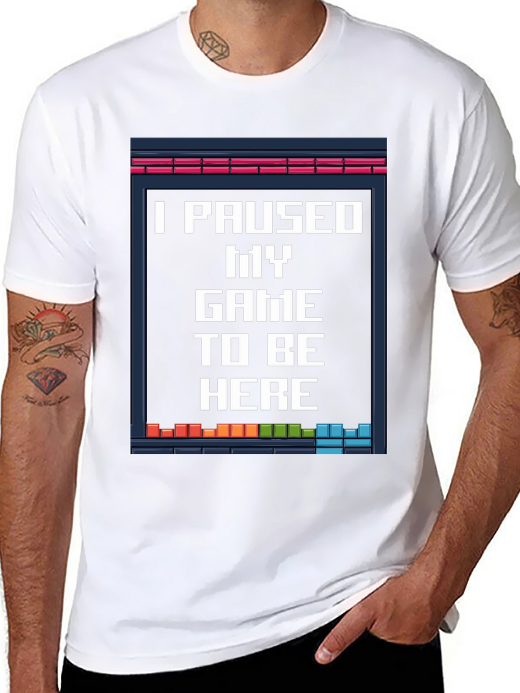 Paused Game T-Shirt: Gamer Novelty Tee
