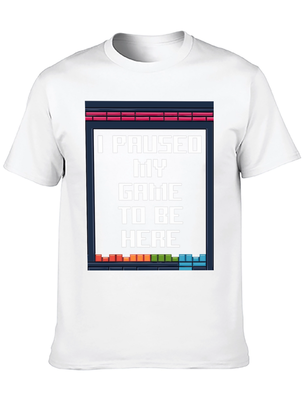 Paused Game T-Shirt: Gamer Novelty Tee