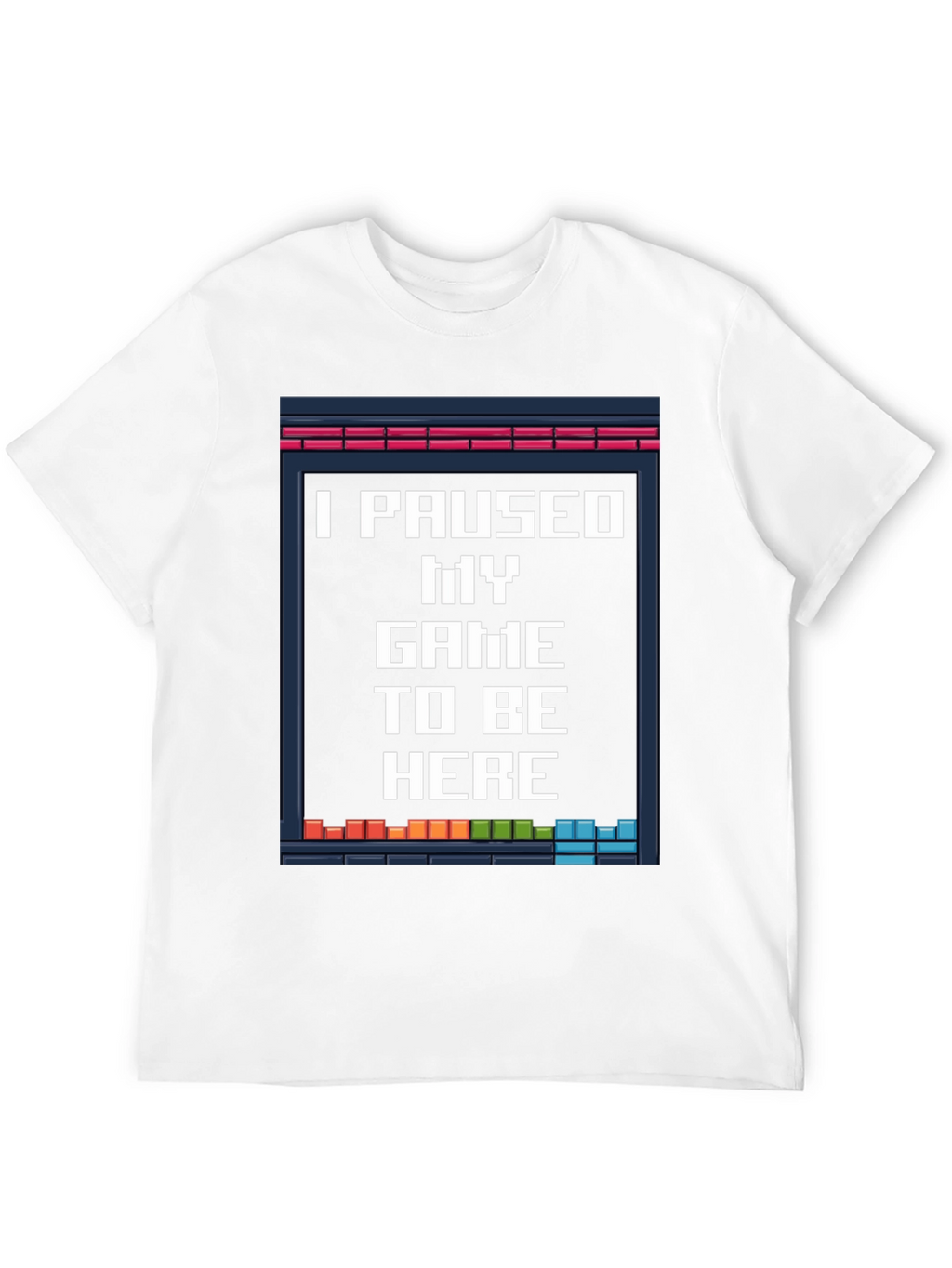Paused Game T-Shirt: Gamer Novelty Tee