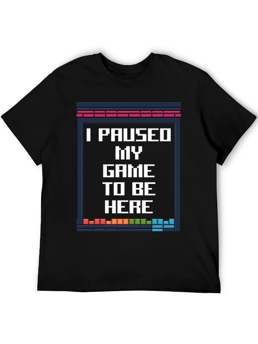 Paused Game T-Shirt: Gamer Novelty Tee