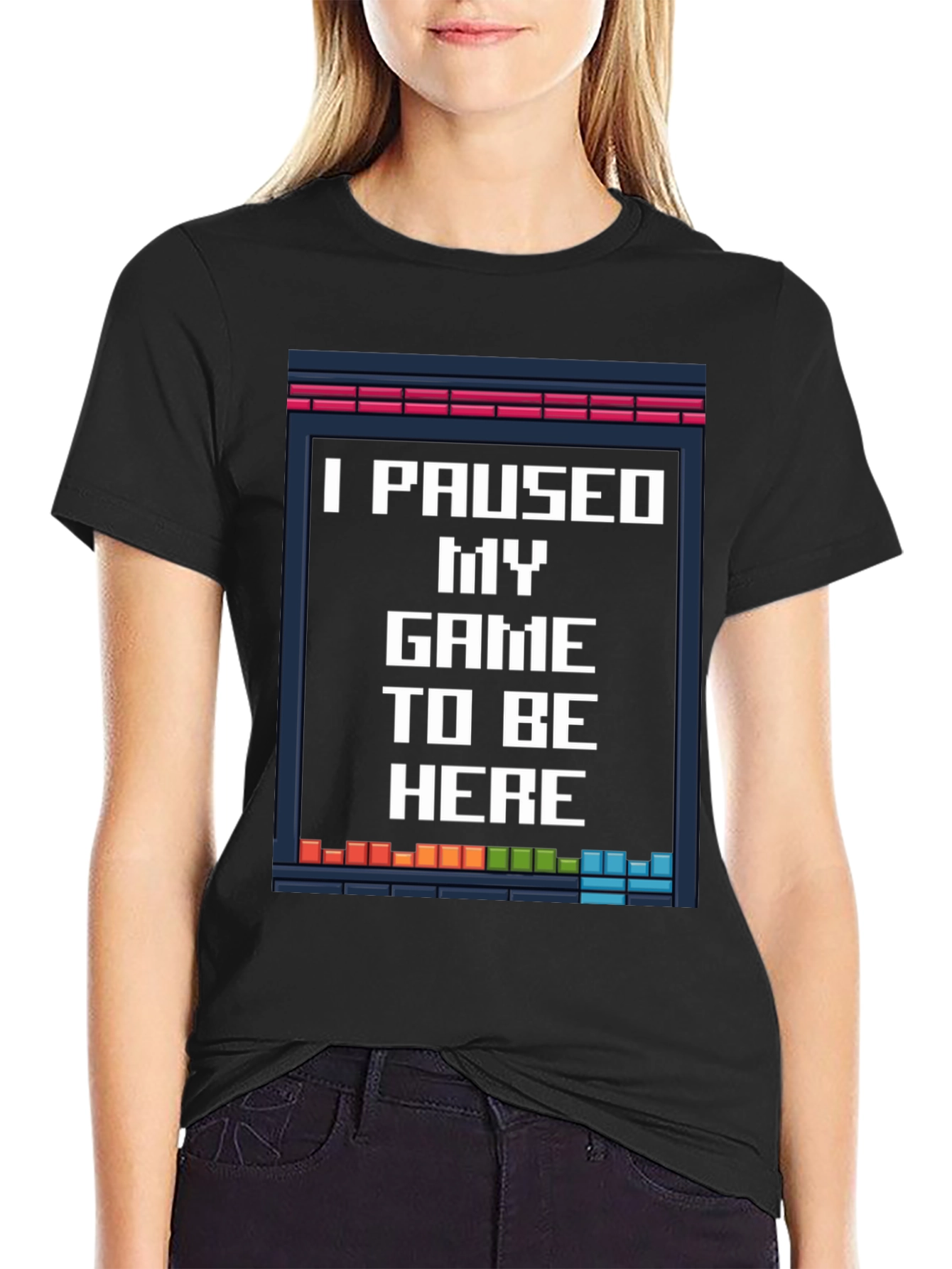 Paused Game T-Shirt: Gamer Novelty Tee