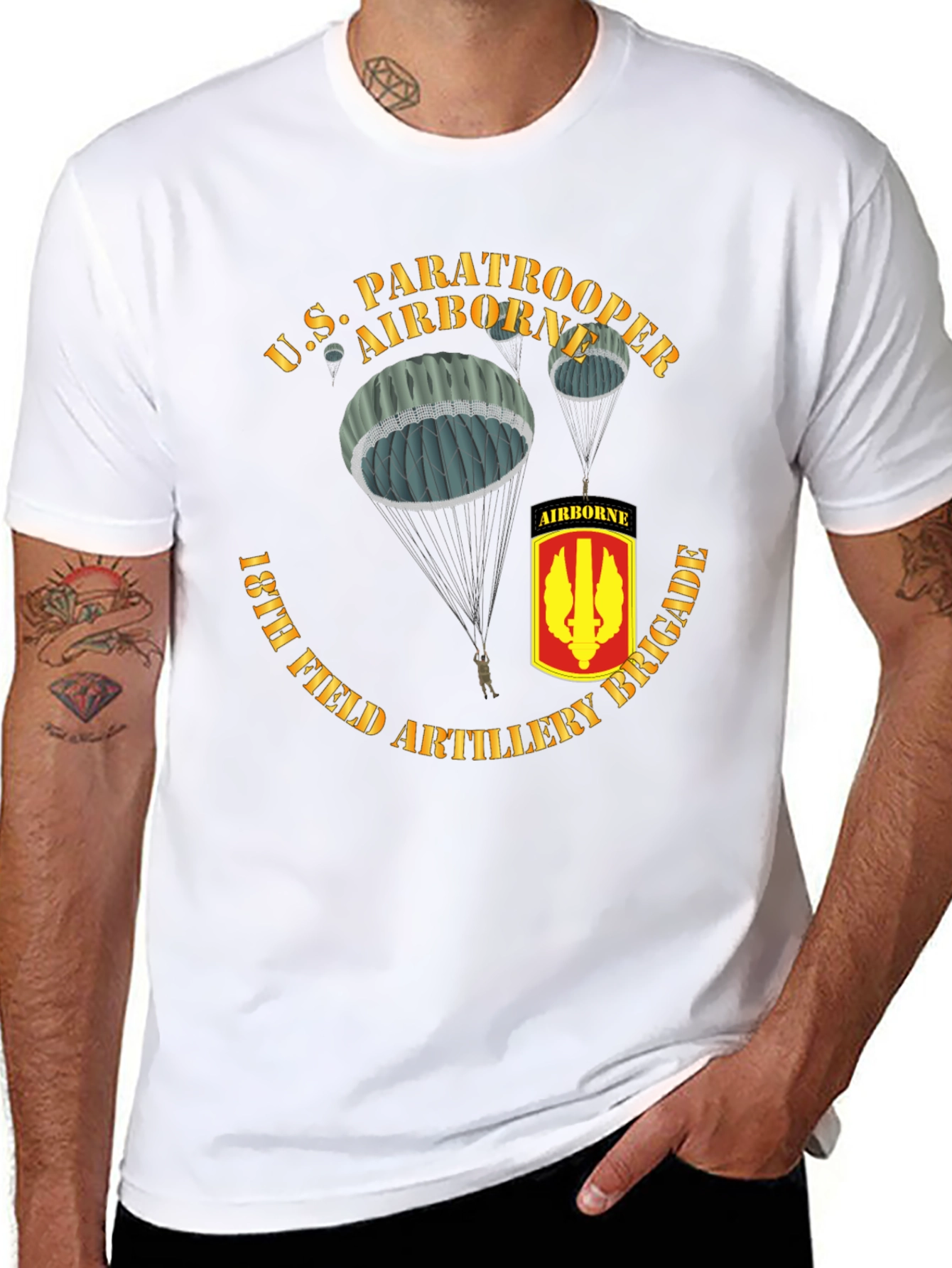 US Airborne 18th Field Artillery Brigade T-Shirt