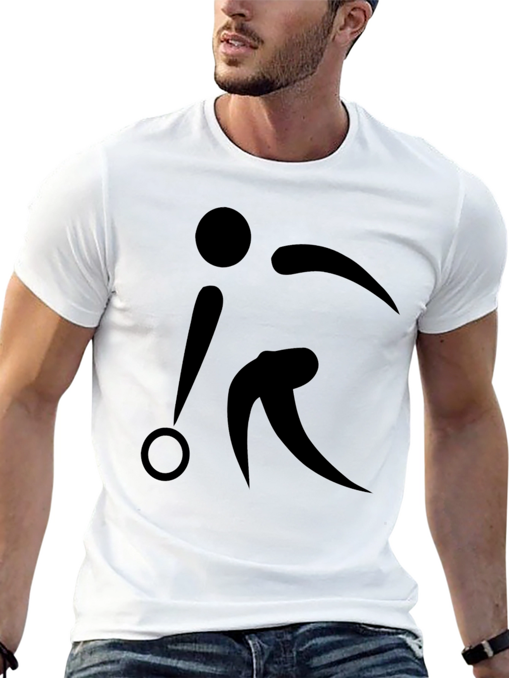 Bowling Strike Black T-Shirt