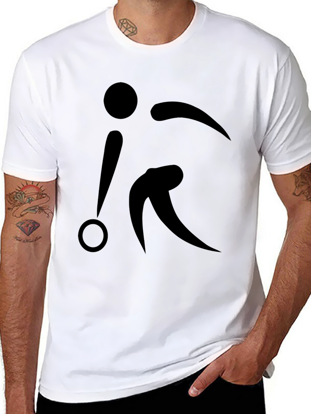 Bowling Strike Black T-Shirt