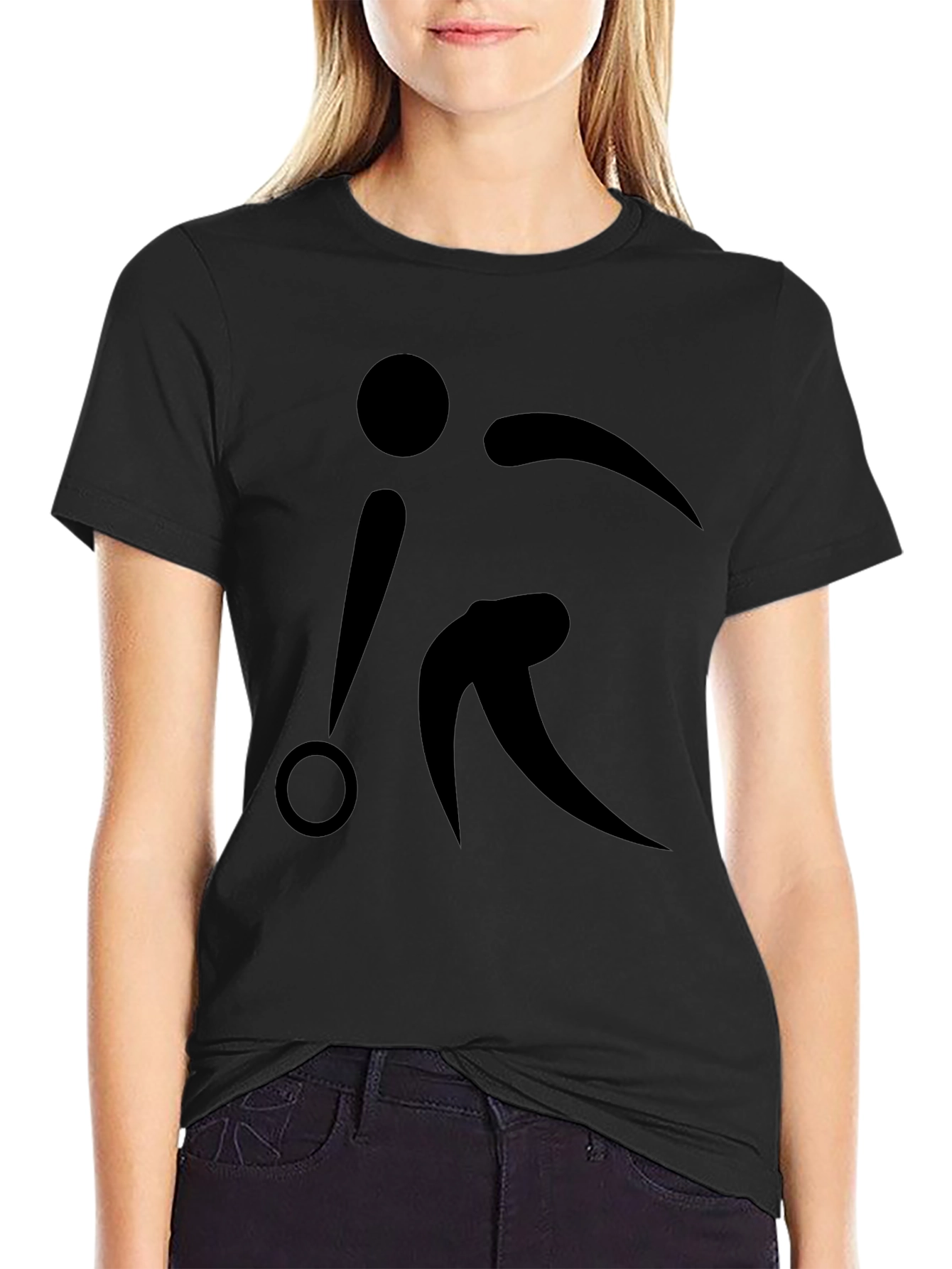Bowling Strike Black T-Shirt
