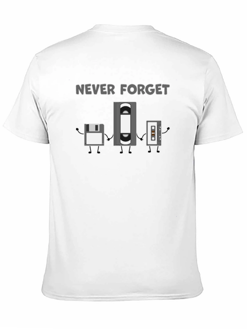 Never Forget Retro Tech T-Shirt
