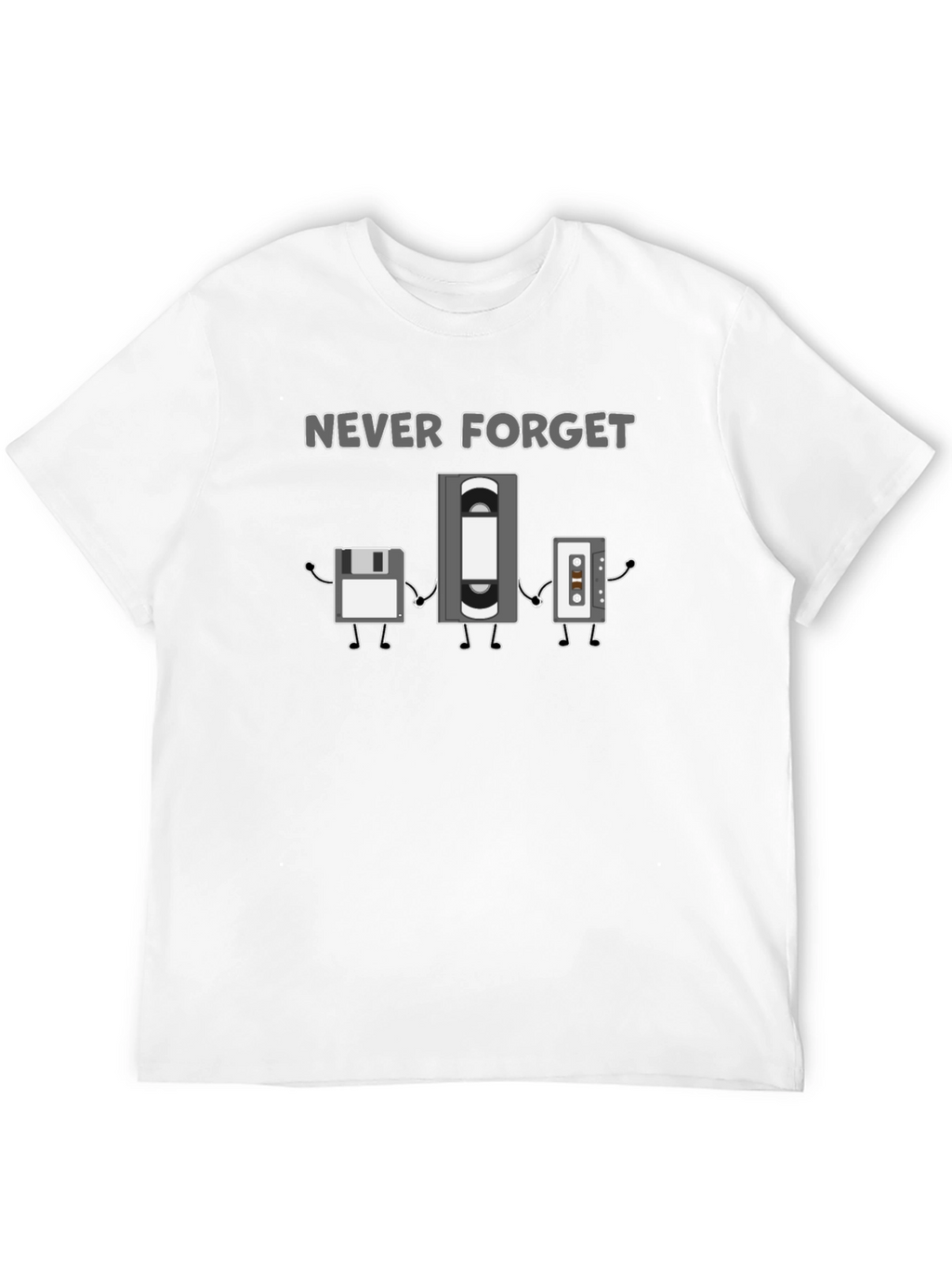 Never Forget Retro Tech T-Shirt