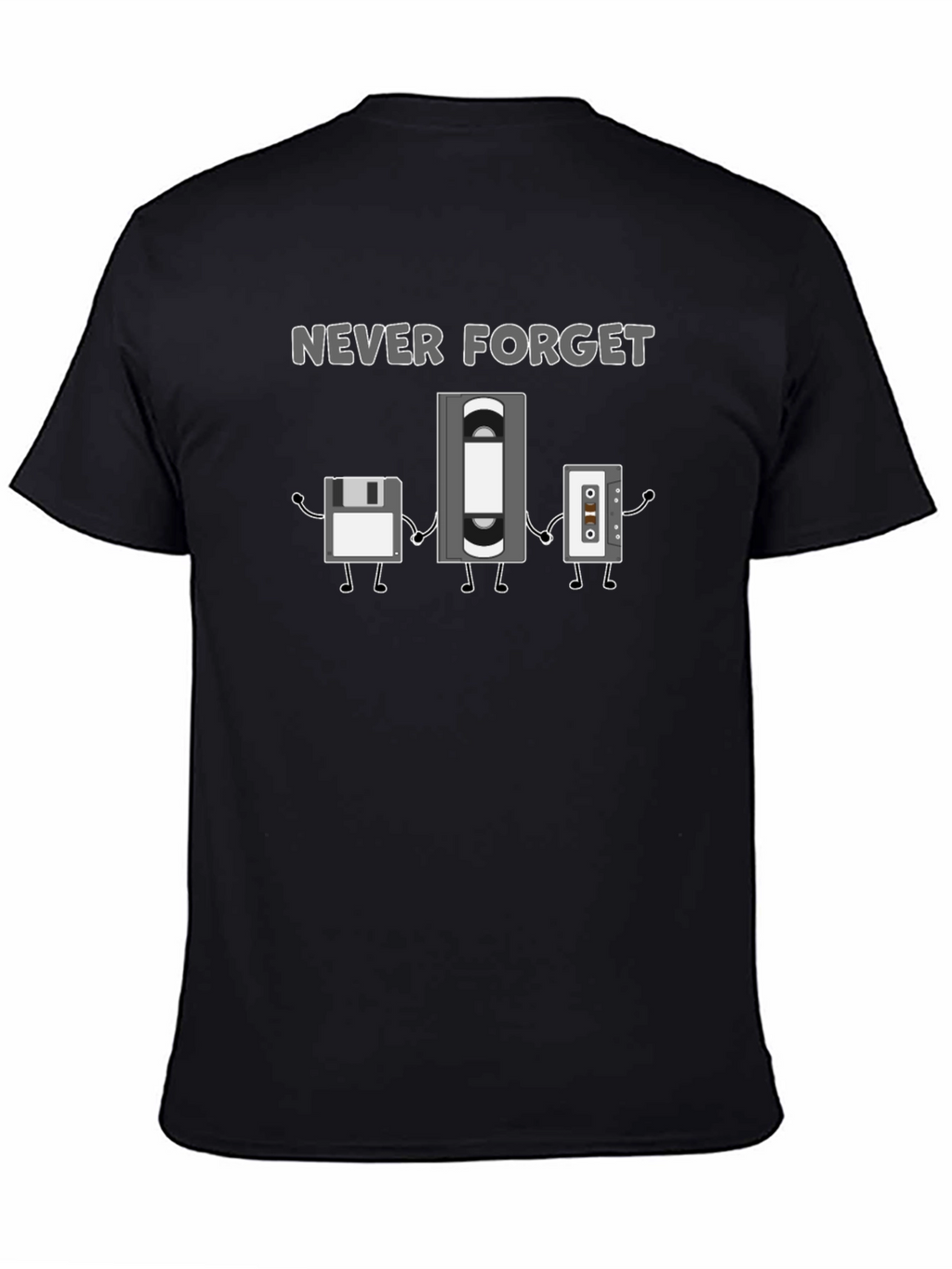Never Forget Retro Tech T-Shirt